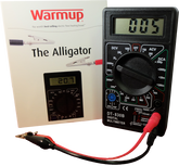 Warmup MultiMeter Tester for Ohms w/clips